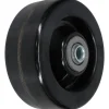 Caster Wheel: Phenolic, 5" Dia, 2" Wide, 1/2" Axle