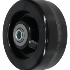Caster Wheel: Phenolic, 5" Dia, 2" Wide, 1/2" Axle