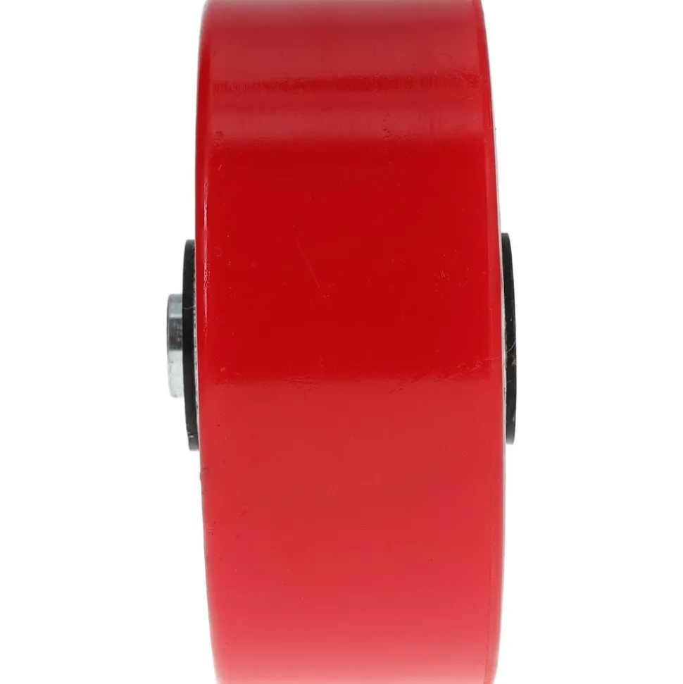 Caster Wheel: Polyurethane, 5" Dia, 2" Wide, 1/2" Axle