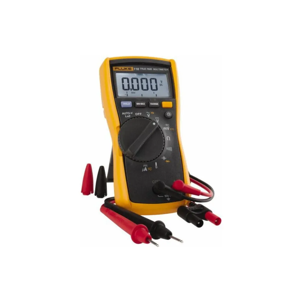 CAT III, Auto Ranging Digital Manual Ranging & True RMS Multimeter: 600 VAC/VDC