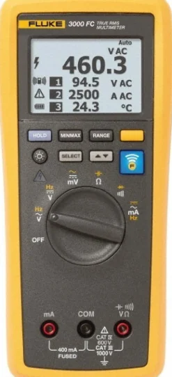 CAT III & CAT IV, Auto Ranging Digital Manual Ranging True RMS & Wireless Multimeter: 1,000 VAC/VDC