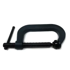 C-Clamp: 4-1/4" Max Opening, 3-1/4" Throat Depth, Regular-Duty, Forged Steel Body