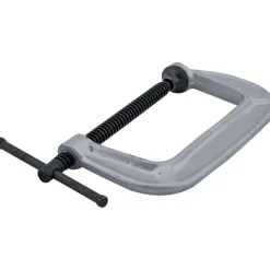 C-Clamp: 3" Max Opening, 2" Throat Depth, Light-Duty, Ductile Iron Body