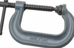 C-Clamp: 3" Max Opening, 2-1/2" Throat Depth, Regular-Duty, Forged Steel Body