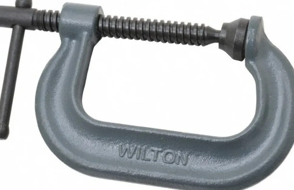 C-Clamp: 3" Max Opening, 2-1/2" Throat Depth, Regular-Duty, Forged Steel Body