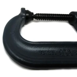 C-Clamp: 3" Max Opening, 2-1/2" Throat Depth, Regular-Duty, Forged Steel Body