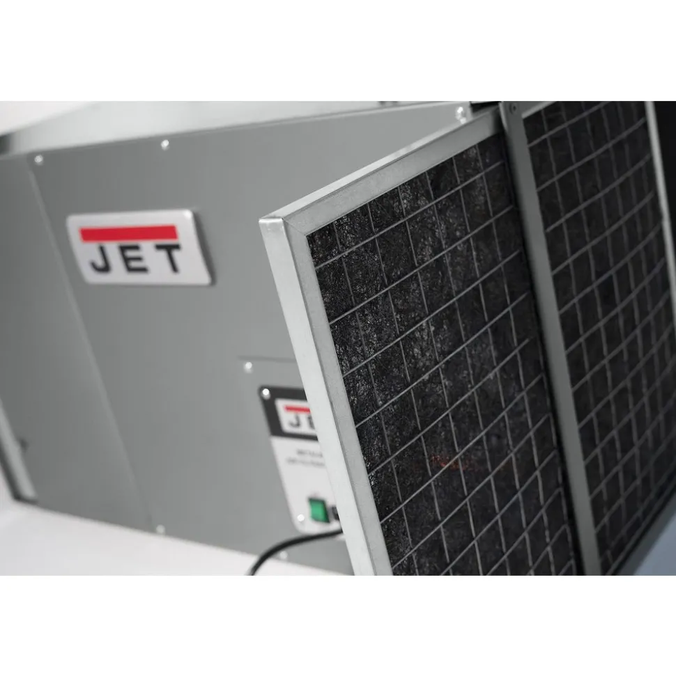 Ceiling Air Filtration Machine: Dry Filter, 3-Speed, Single Phase