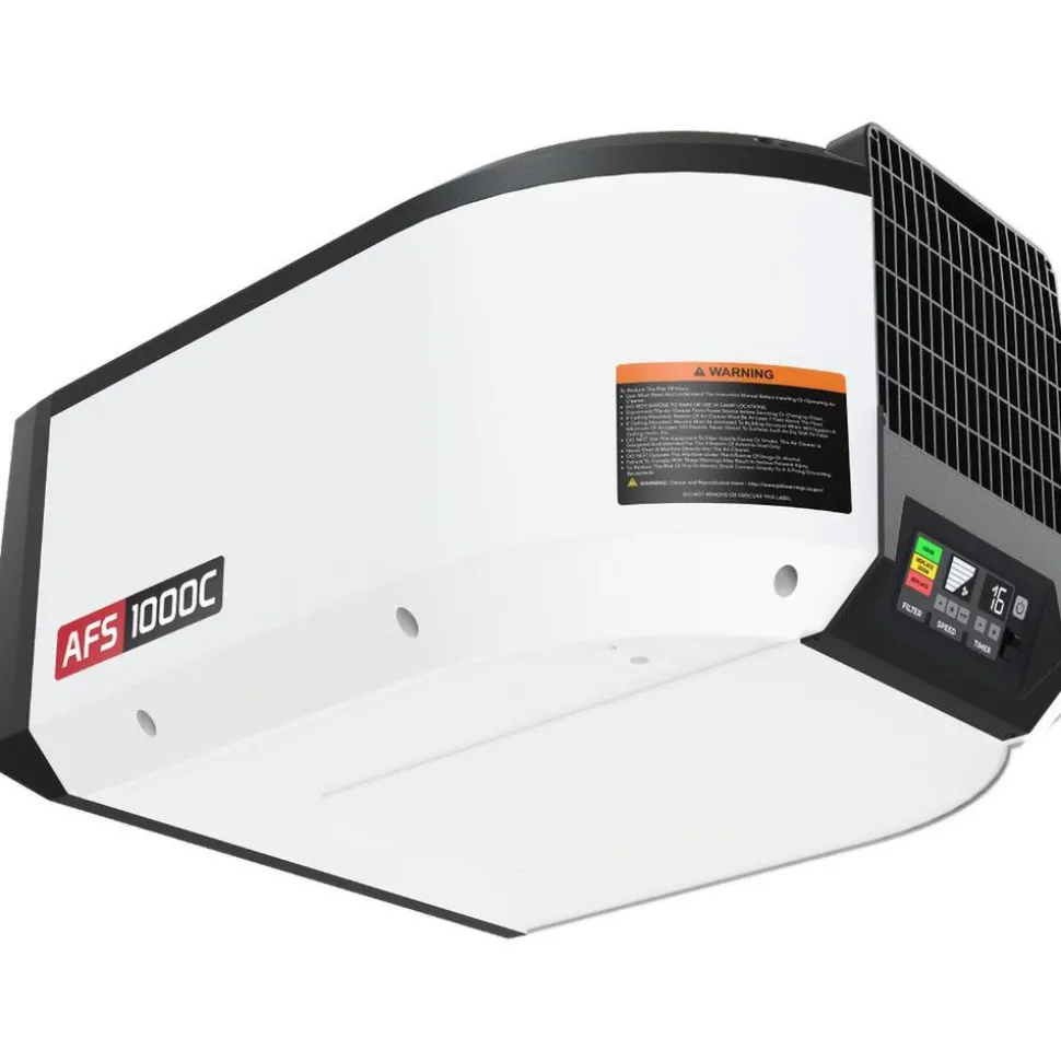 Ceiling Air Filtration Machine: Dry Filter, 6-Speed, Single Phase