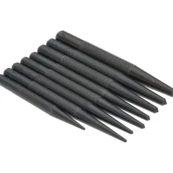 Center Punch Set: 8 Pc, 0.0625 to 0.2188"
