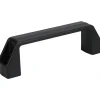 5.19" Center to Center, 1.06" Wide Handle, Black Matte Finish Plastic Pull Handle