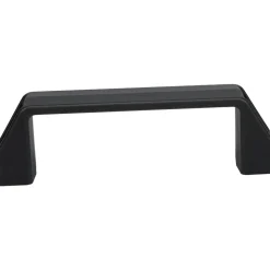 5.19" Center to Center, 1.06" Wide Handle, Black Matte Finish Plastic Pull Handle