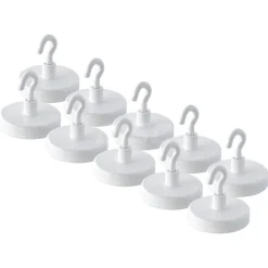 Ceramic Fixture Magnets; Fixture Style: Center Mount; Length (Inch): 0.978 in; Average Pull Force: 4.0 kg; Maximum Pull Force: 4 kg; Magnet Material: Ceramic; Housing Material: Steel; Maximum Operating Temperature (F): 120 °F; 248 °C; Average Pull Force (Lb.): 4.0 kg; Magnet Material Grade: Ceramic