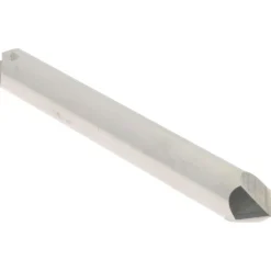 Chamfer Mill: 1/4" Dia, 1/4" Shank Dia, 90.00 deg, 2 Flute, Solid Carbide, Double End