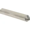 Chamfer Mill: 1/2" Dia, 1/2" Shank Dia, 90.00 deg, 4 Flute, Solid Carbide, Double End