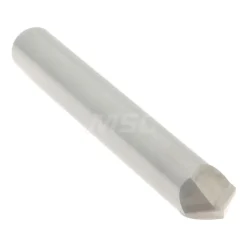 Chamfer Mill: 3/16" Dia, 3/16" Shank Dia, 90.00 deg, 2 Flute, Solid Carbide, Single End