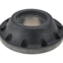 CHCFR9Q 10-3/4" Long x 3.03" Wide, Rubber, Steel & Cast Iron, Ever Flex Clutch Coupling Half