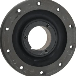 CHCFR9Q 10-3/4" Long x 3.03" Wide, Rubber, Steel & Cast Iron, Ever Flex Clutch Coupling Half