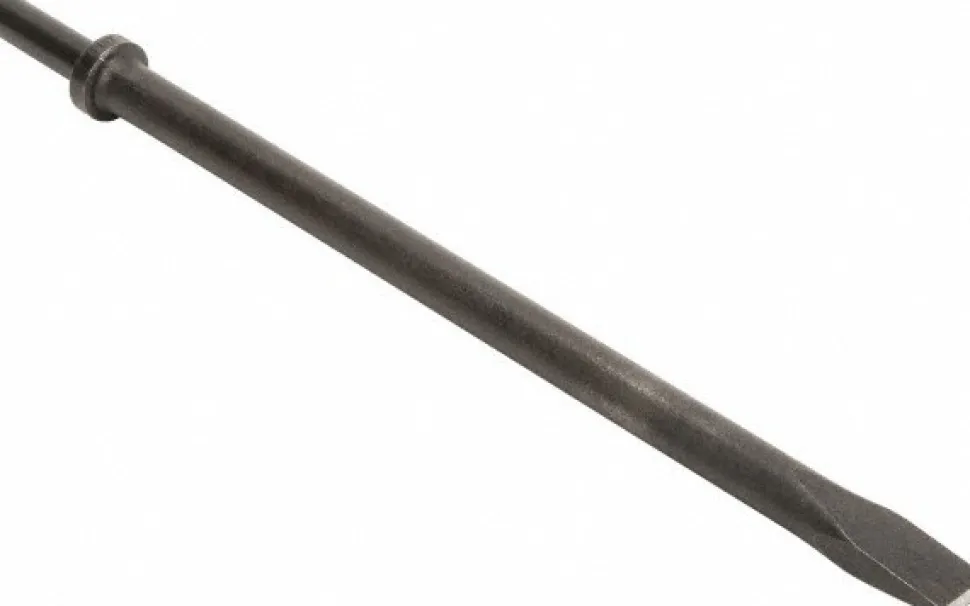 Chipping Hammer: Flat, 1" Head Width, 18" OAL