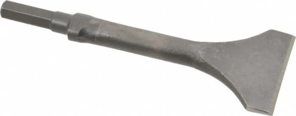 Chipping Hammer: Scaling, 3" Head Width, 9" OAL, 1/2" Shank Dia