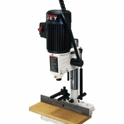 Chisel Mortisers; Machine Style: Bench; Maximum Spindle Speed (RPM): 1725; Chuck Size (Decimal Inch): 0.3750; Maximum Chisel Capacity (Inch): 1; Chisel Center to Fence (Decimal Inch): 3.5000; Head Vertical Travel (Inch): 4; Table Length (Decimal Inch): 7.6250; Table Width (Decimal Inch): 12.1875