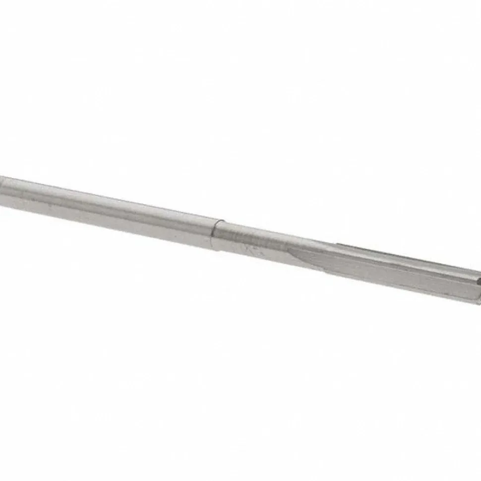Chucking Reamer: 1/8" Dia, 2-1/4" OAL, 5/8" Flute Length, Straight Flute, Straight-Cylindrical Shank, Solid Carbide