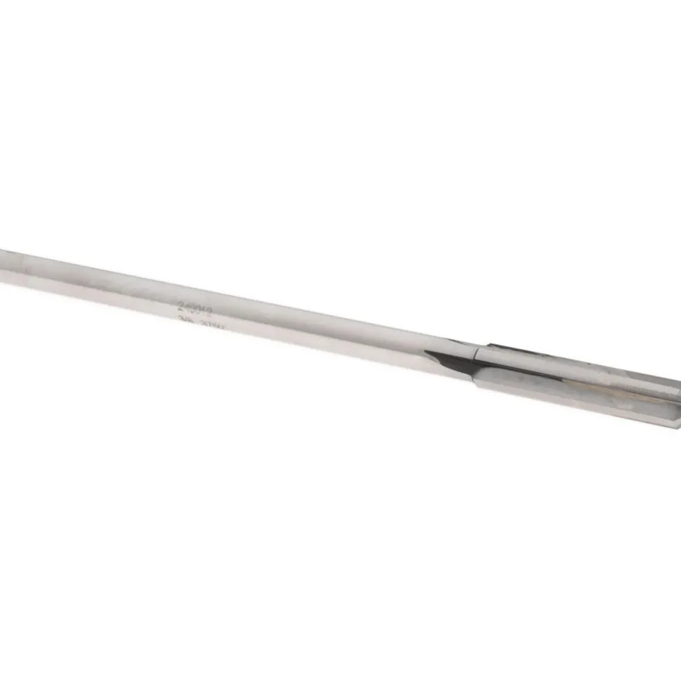 Chucking Reamer: 3/8" Dia, 7" OAL, 1-3/4" Flute Length, Straight Flute, Straight-Cylindrical Shank, Carbide-Tipped