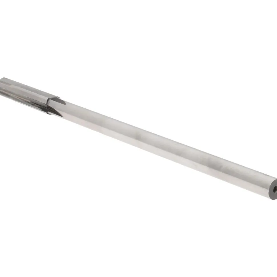 Chucking Reamer: 3/8" Dia, 7" OAL, 1-3/4" Flute Length, Straight Flute, Straight-Cylindrical Shank, Carbide-Tipped