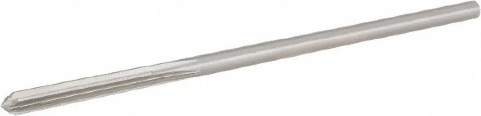 Chucking Reamer: 0.1885" Dia, 4-1/2" OAL, 1-1/8" Flute Length, Straight Flute, Straight-Cylindrical Shank, HSS
