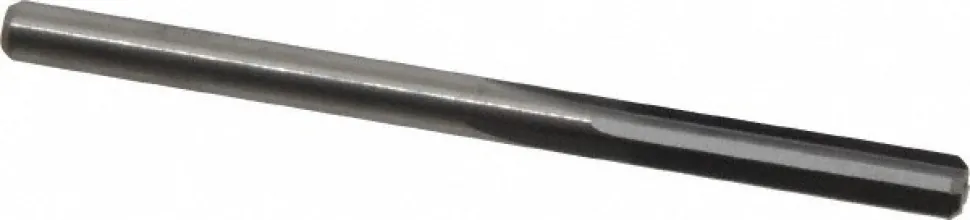 Chucking Reamer: 0.1870" Dia, 2-3/4" OAL, 7/8" Flute Length, Straight Flute, Straight-Cylindrical Shank, Solid Carbide