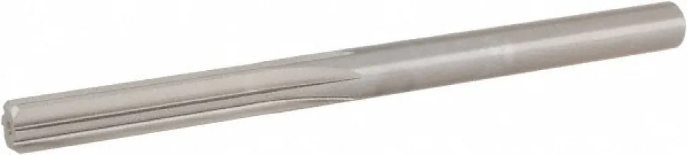 Chucking Reamer: 0.2510" Dia, 4-1/8" OAL, 1-1/2" Flute Length, Straight Flute, Straight-Cylindrical Shank, HSS