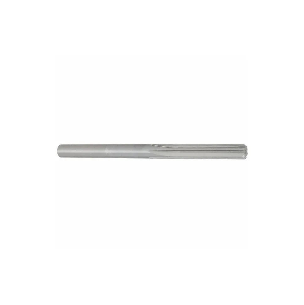 Chucking Reamer: 0.2510" Dia, 4-1/8" OAL, 1-1/2" Flute Length, Straight Flute, Straight-Cylindrical Shank, HSS