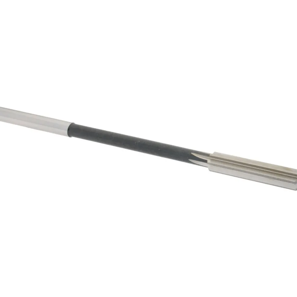Chucking Reamer: 3/8" Dia, 7" OAL, 1-3/4" Flute Length, Straight Flute, Straight-Cylindrical Shank, HSS