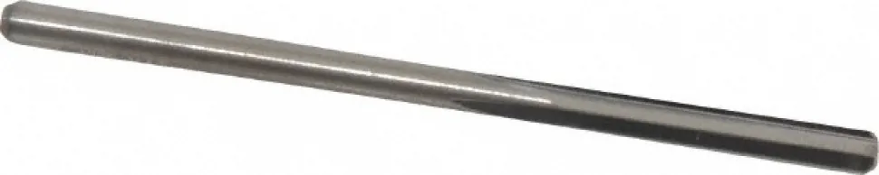 Chucking Reamer: #30, 2-1/2" OAL, 3/4" Flute Length, Straight Flute, Straight-Cylindrical Shank, Solid Carbide