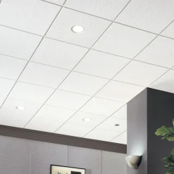 CIRRUS 24 in x 24 in x 3/4 in Beveled Tegular Edge Ceiling Tile, White