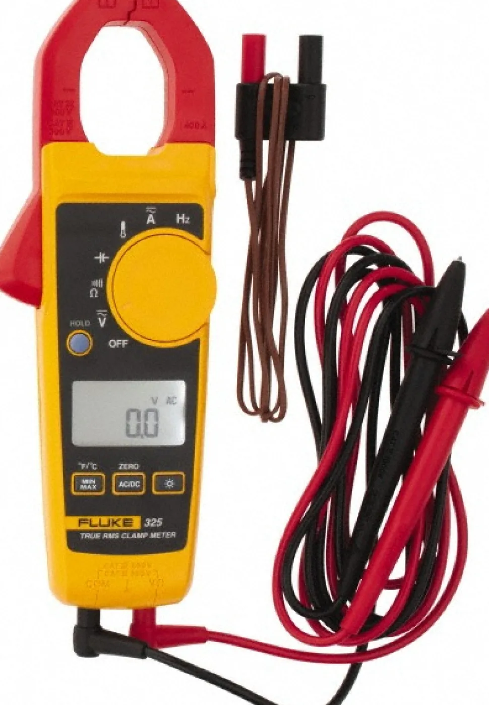 Clamp Meter: CAT III & CAT IV, 1.18" Jaw, Clamp On Jaw