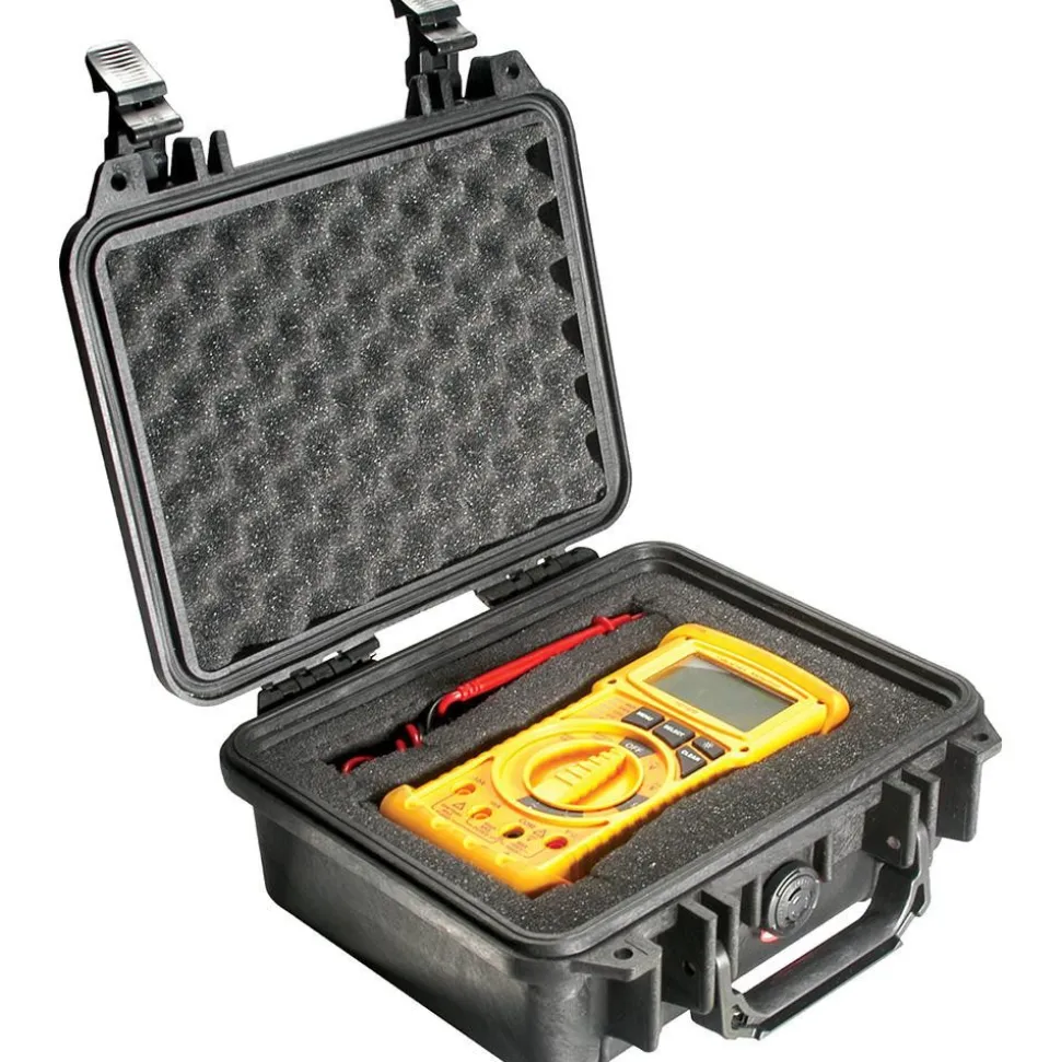 Clamshell Hard Case: Layered Foam, 9-11/16" Wide