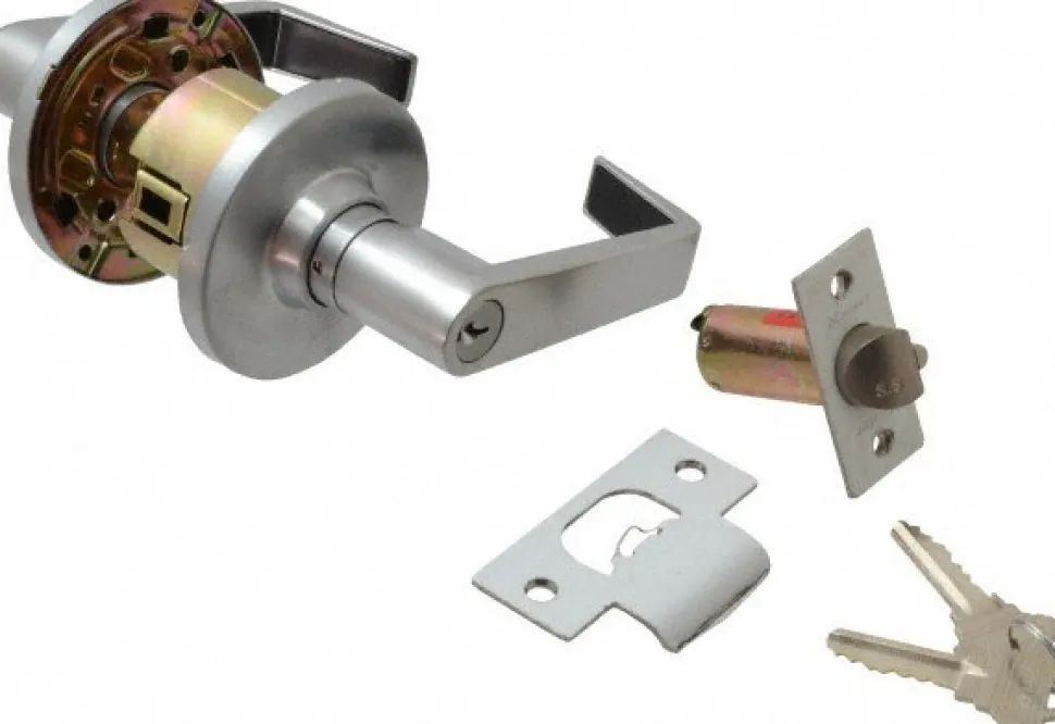 Classroom Lever Lockset for Up to 1-3/4" Thick Doors