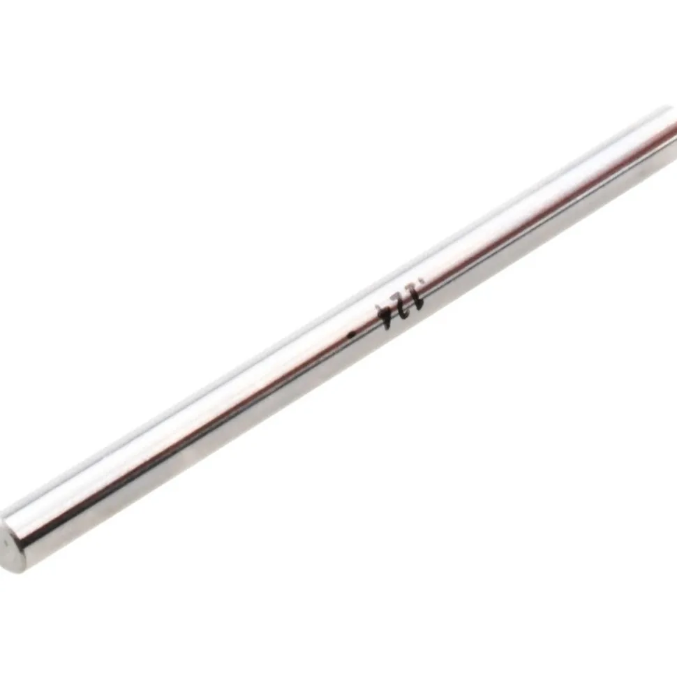 Class ZZ Minus Plug & Pin Gage: 0.1240" Dia, 2" OAL