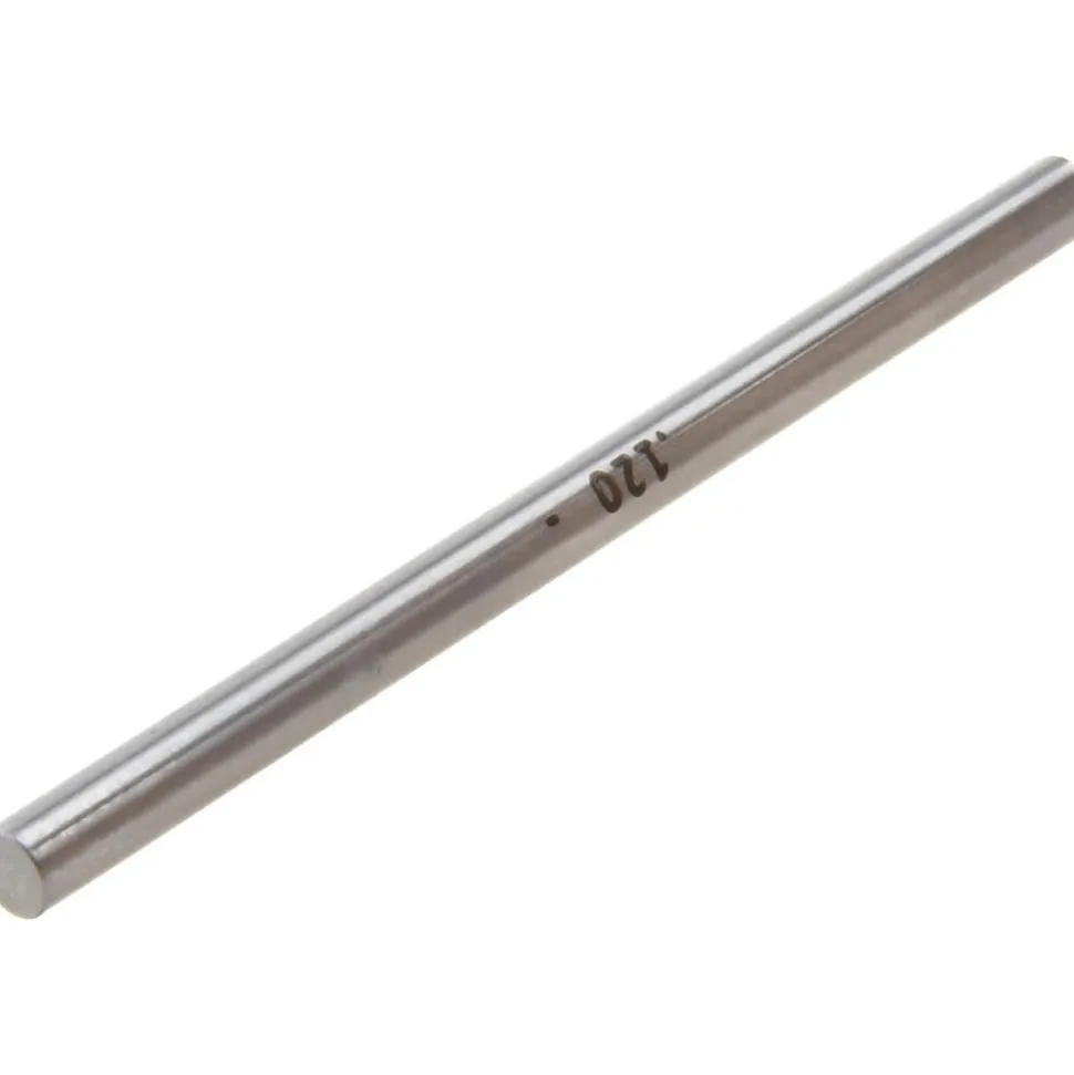 Class ZZ Minus Plug & Pin Gage: 0.1200" Dia, 2" OAL