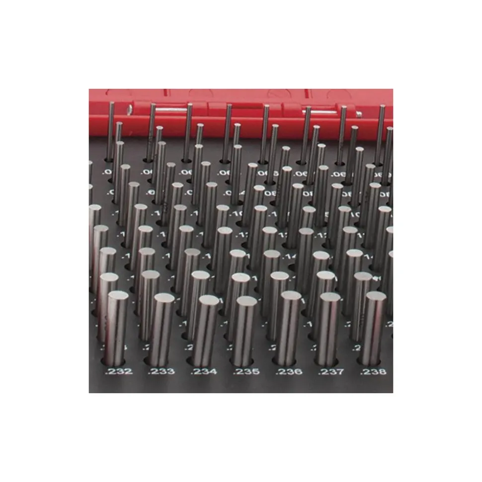 Class ZZ Plug Gage Set: 0.061 to 0.25" Range, 190 Pc