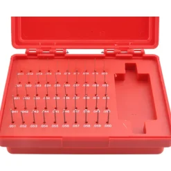 Class ZZ Plug Gage Set: 0.011 to 0.06" Range, 50 Pc
