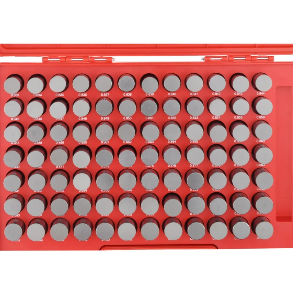 Class ZZ Plug Gage Set: 0.626 to 0.75" Range, 125 Pc