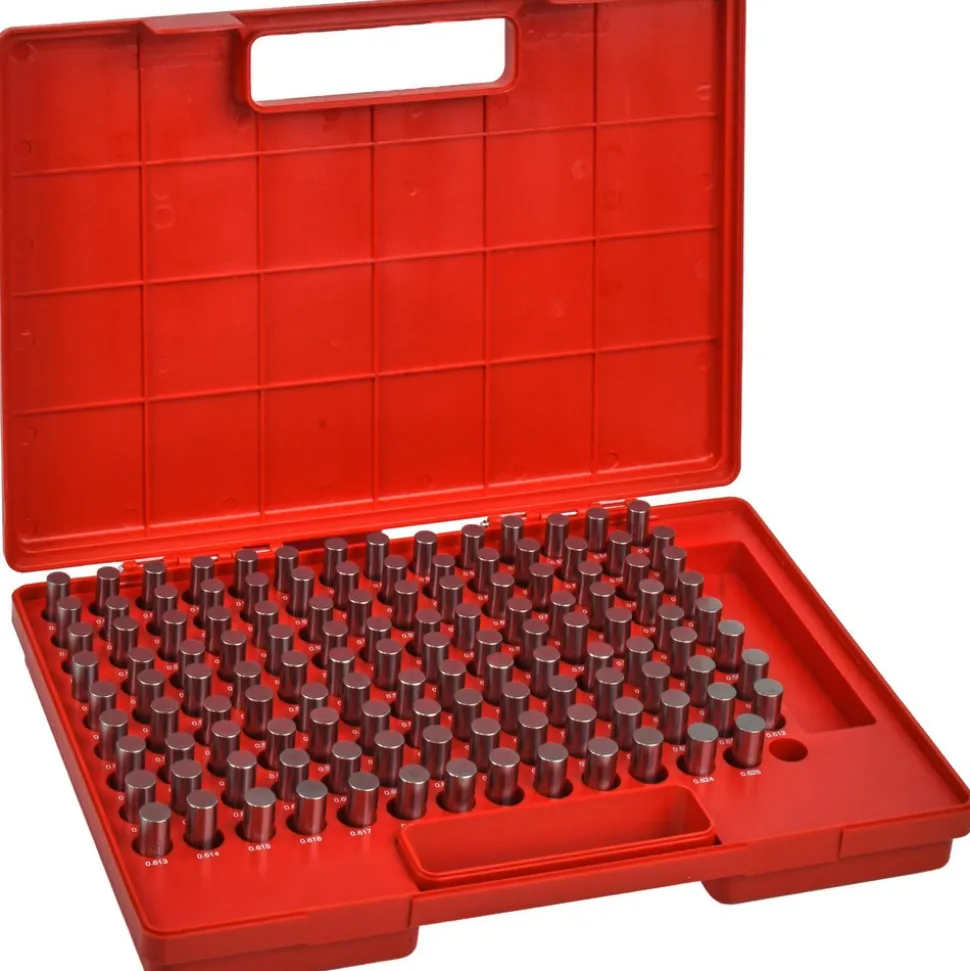 Class ZZ Plug Gage Set: 0.501 to 0.625" Range, 125 Pc