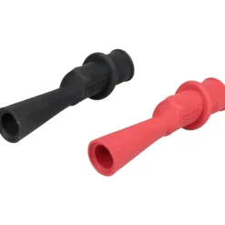 CLIP SET RED/BLK 2PCS ALLIGATOR