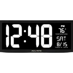 Clocks & Multi-Function Clocks: Type: Digital; Color: White, Black