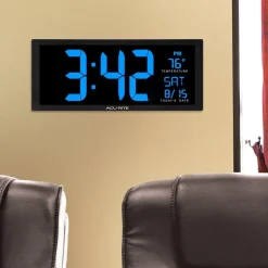 Clocks & Multi-Function Clocks: Type: Digital; Color: Blue, Black