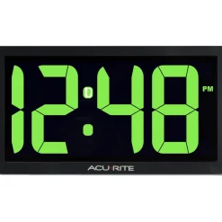Clocks & Multi-Function Clocks: Type: Digital; Color: Black, Green