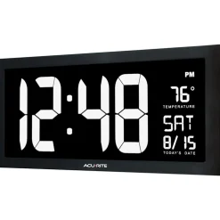 Clocks & Multi-Function Clocks: Type: Digital; Color: White, Black