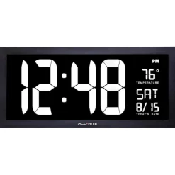 Clocks & Multi-Function Clocks: Type: Digital; Color: White, Black