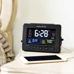 Clocks & Multi-Function Clocks: Type: Digital; Color: Black